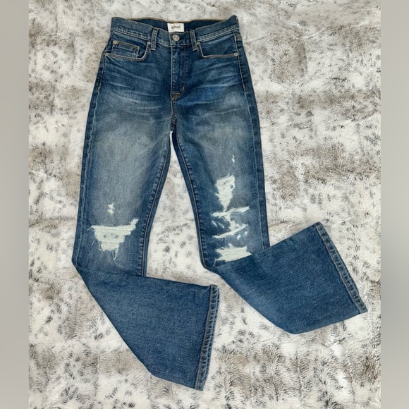 🆕 2/$100 NWOT Hudson Jeans | High Rise Distressed Flare - Picture 3 of 16